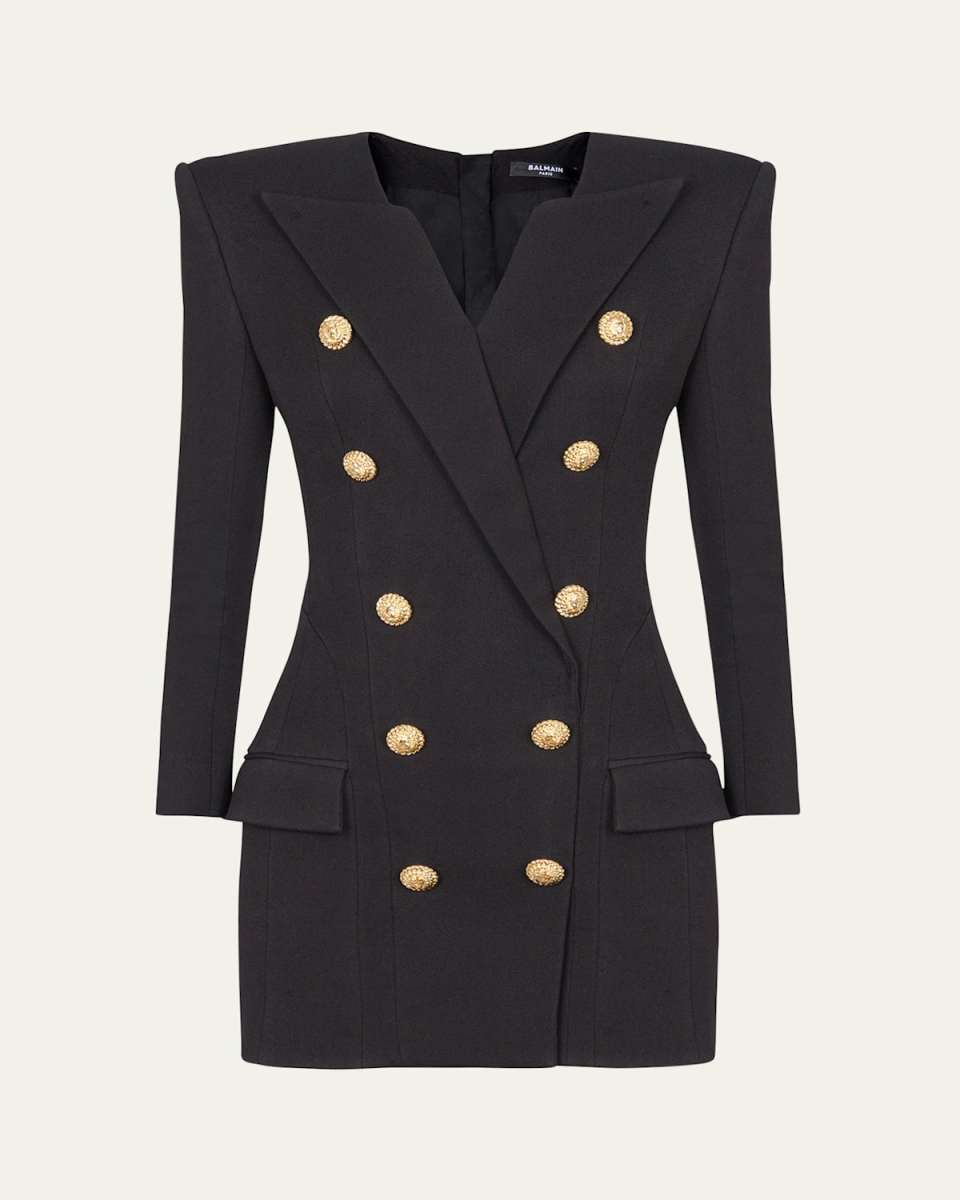 Double-Breasted Mini Dress